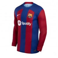 Camisa de time de futebol Barcelona Replicas 1º Equipamento 2023-24 Manga Comprida